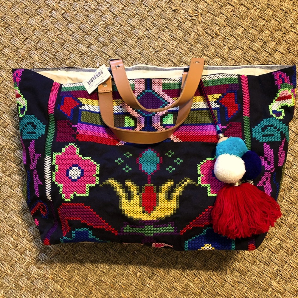 STAR MELA FUN MULTI COLORED TOTE